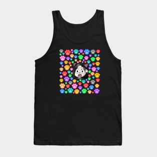 Wolfgirl shocked face Tank Top